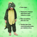 Pijama de Dinossauro Infantil De Pelúcia Personagem Desenho Animado Anime Cosplay